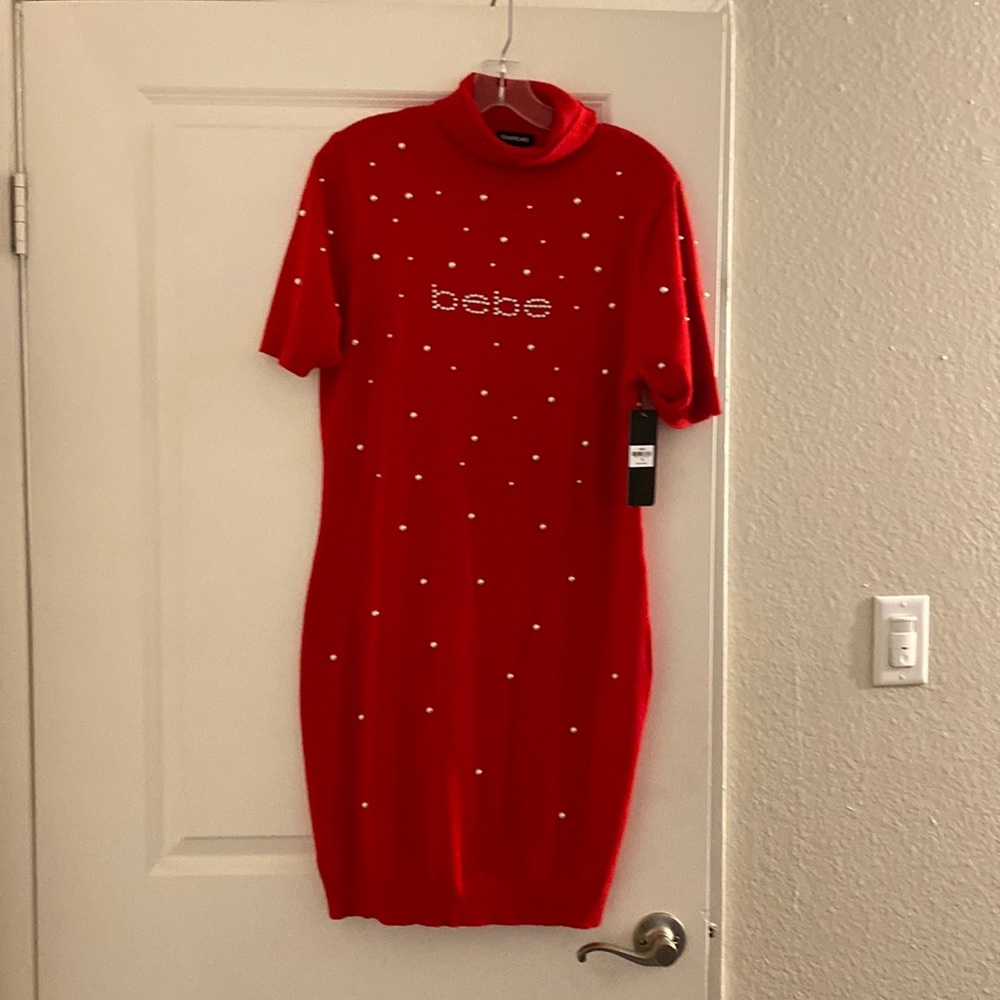 Bebé red dress new